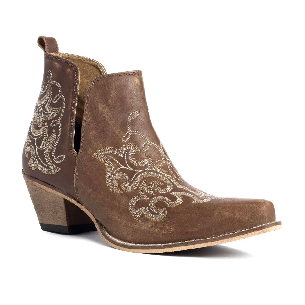 Ponderosa Leather Ankle Boot - Chocolate