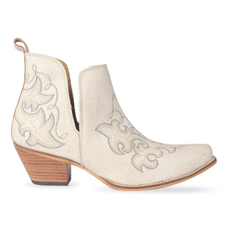 Ponderosa Leather Ankle Boot - Ivory