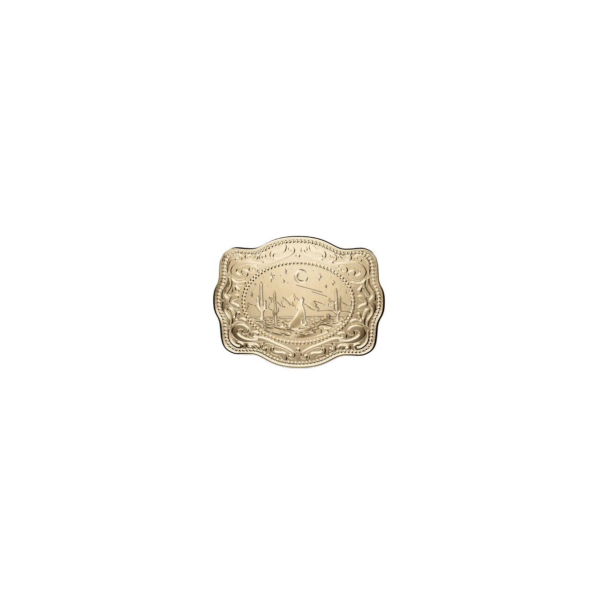 Lone Wolf Ajdustable Mini Belt Buckle Ring