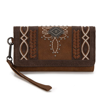 Montana West Cutout Embroidered Wallet