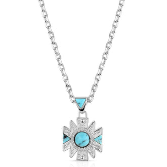Southwestern Sun Turquoise Necklace