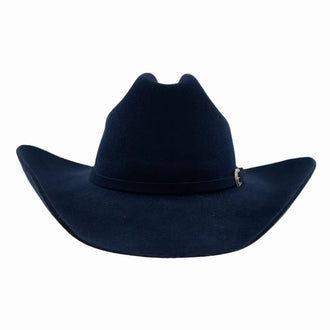 100% Wool Felt Cattleman Cowboy Hat - Navy