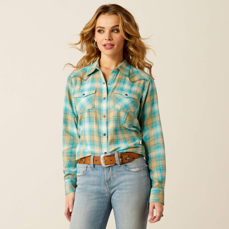 Roping Plaid Shirt