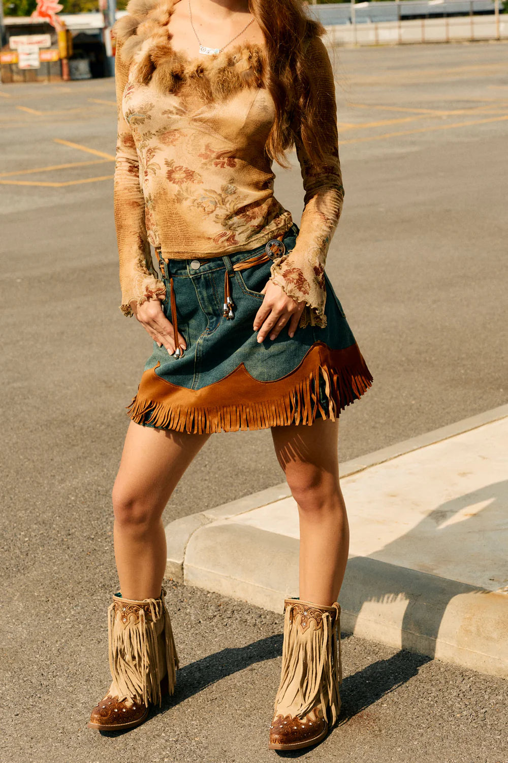 Nashville Nights Fringe Boots