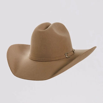 100% Wool Felt Cattleman Cowboy Hat - Sand