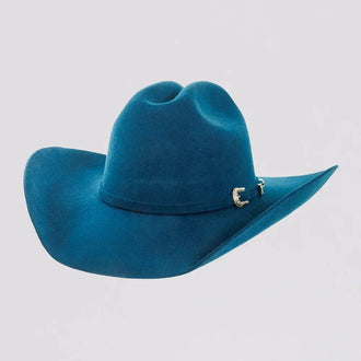 100% Wool Felt Cattleman Cowboy Hat - Sapphire