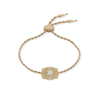 Ultra Mini Belt Buckle Bracelet Amelia Rose (Gold)
