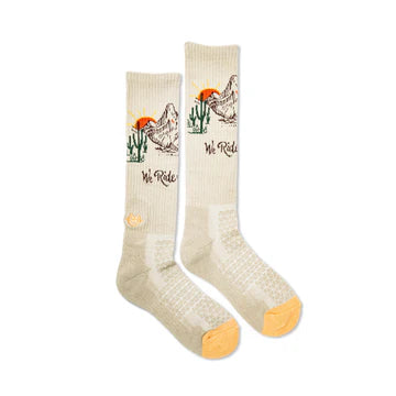 Lucky Chuck We Ride at Dawn Performance Socks