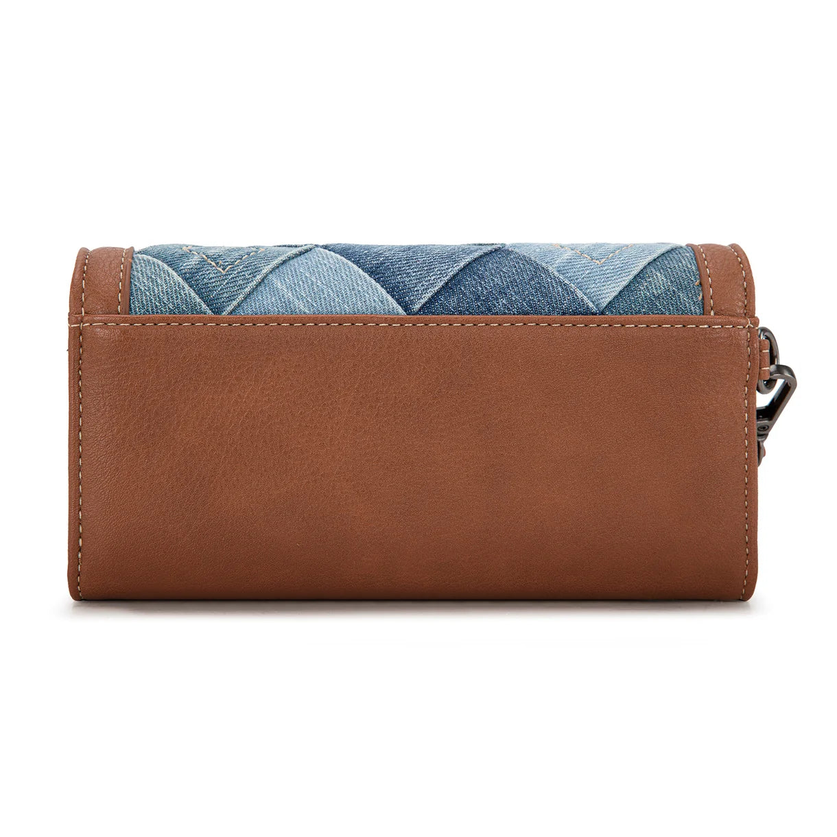 Wrangler Woven Denim Wristlet Wallet