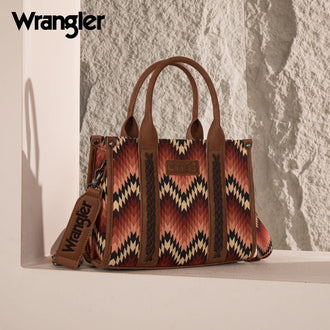 Wrangler Southwestern Pattern Dual Sided Tote