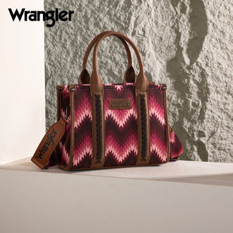 Wrangler Southwestern Pattern Dual Sided Tote