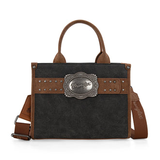 Wrangler Buckle Tote - Black