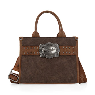 Wrangler Buckle Tote - Coffee