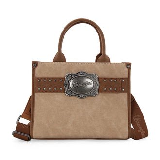 Wrangler Buckle Tote - Tan