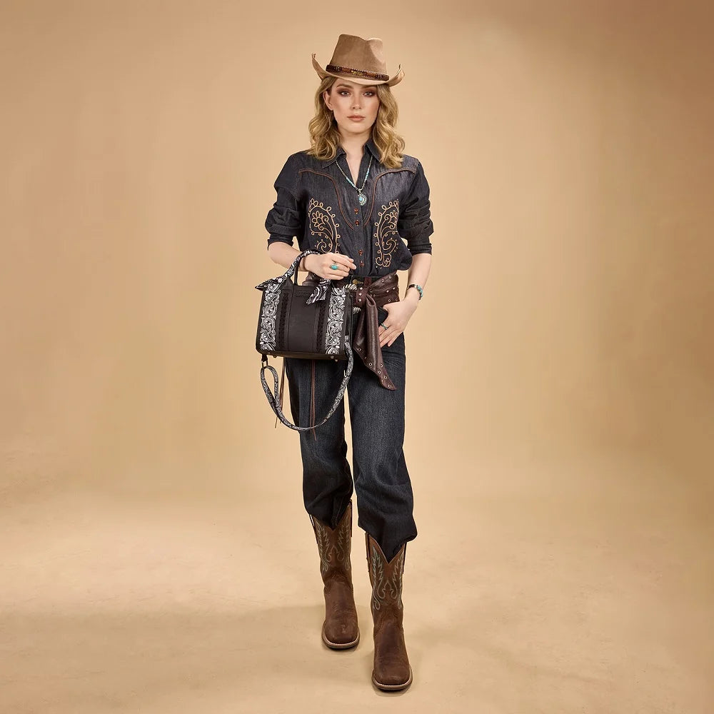 Wrangler Paisley Crossbody Bag