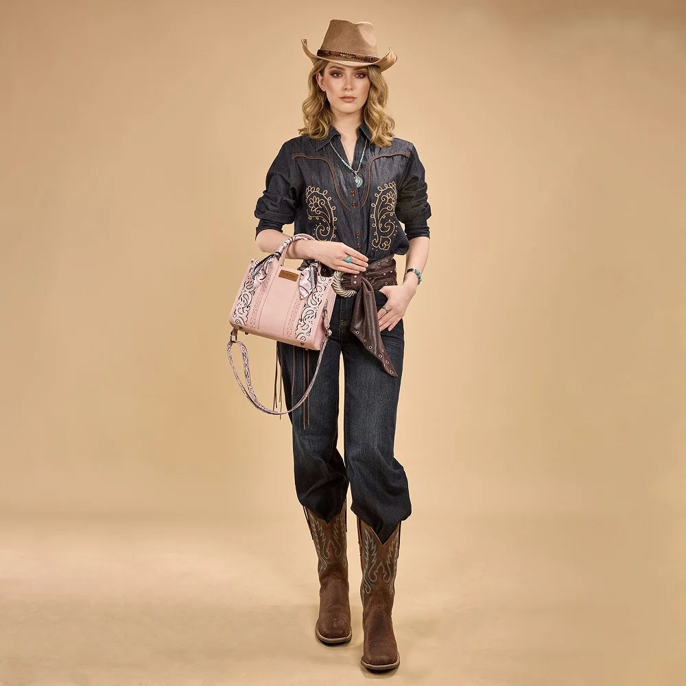 Wrangler Paisley Crossbody Bag