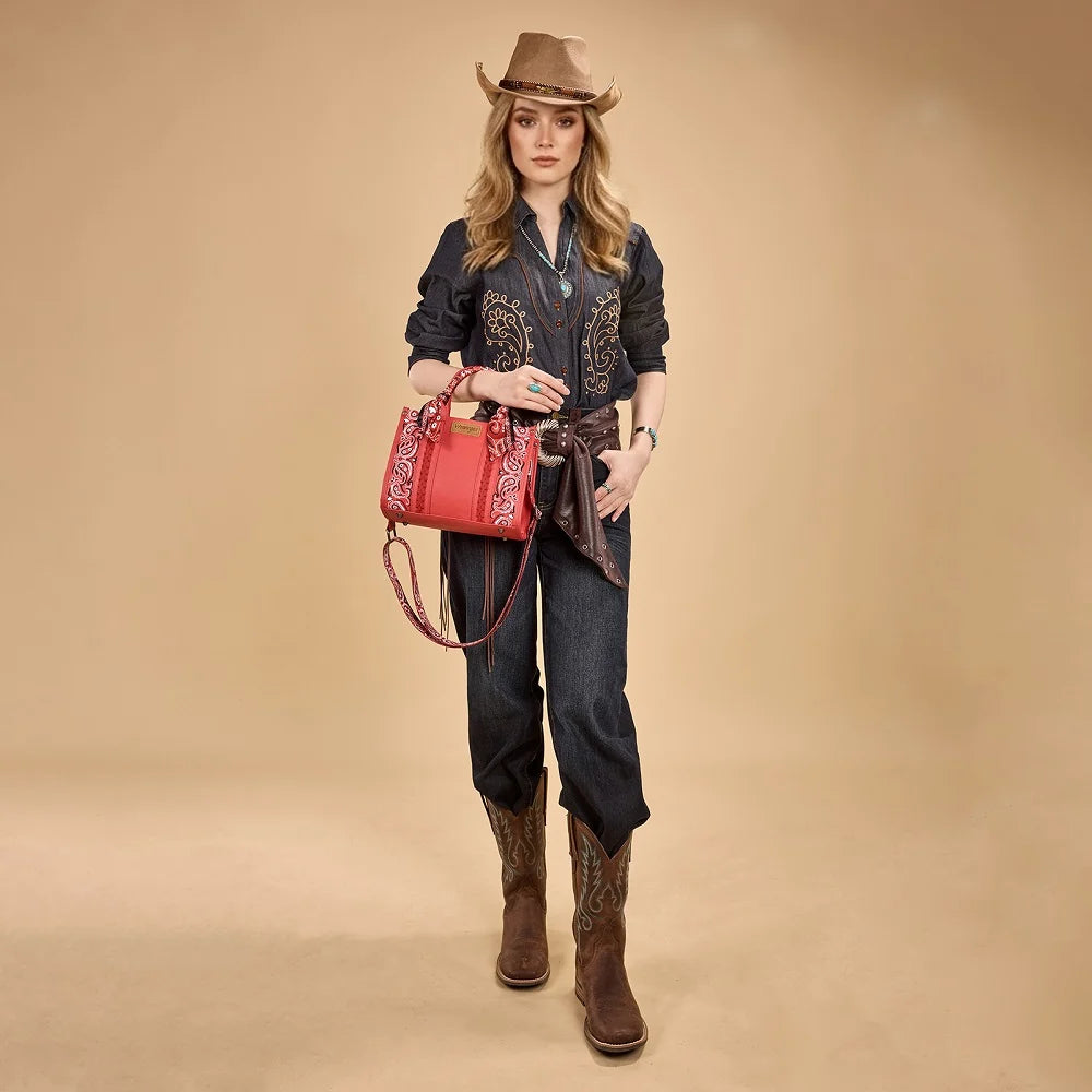 Wrangler Paisley Crossbody Bag