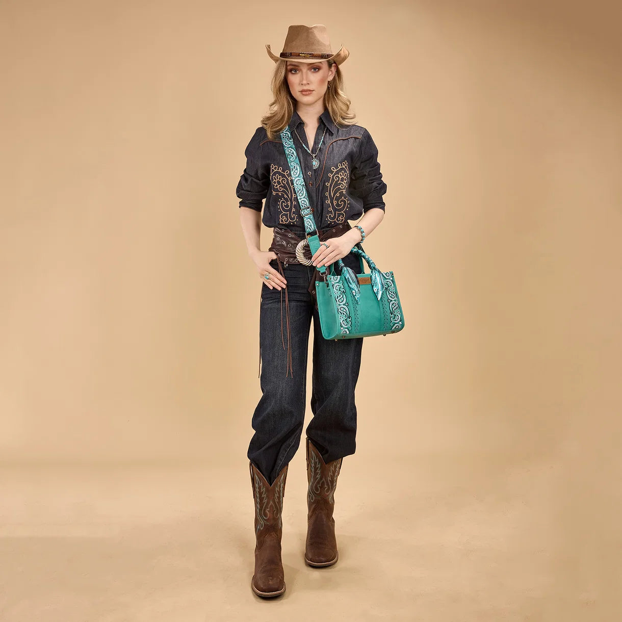 Wrangler Paisley Crossbody Bag