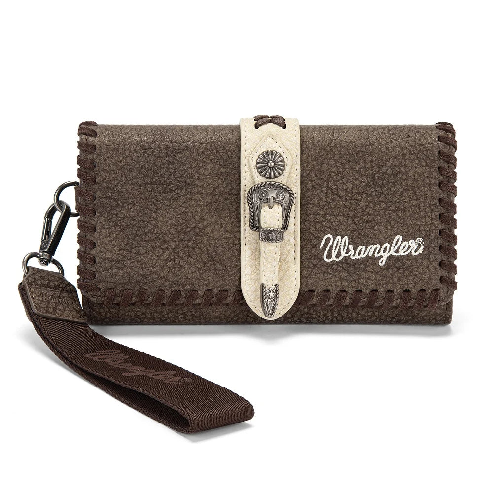 Wrangler Buckle Wristlet Wallet
