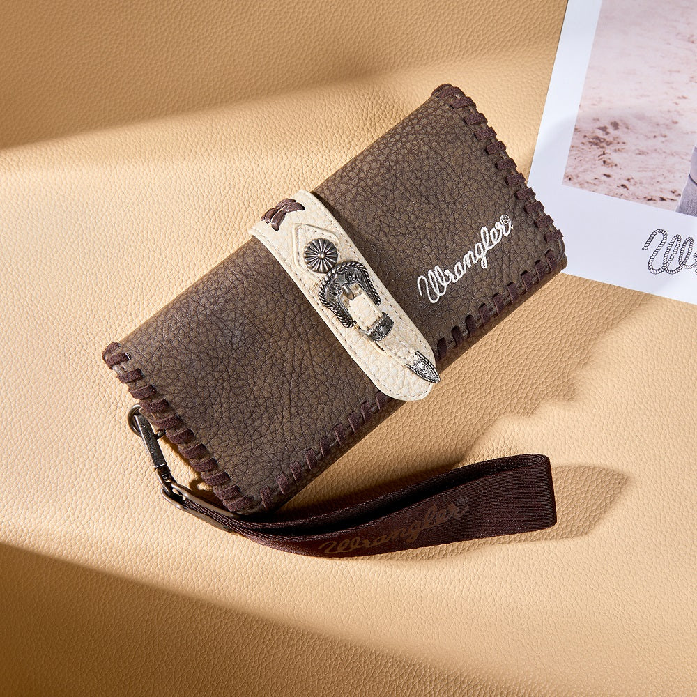 Wrangler Buckle Wristlet Wallet