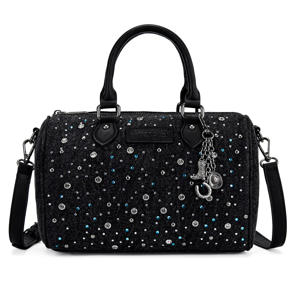Wrangler Midnight Sky Boston Bag - Black