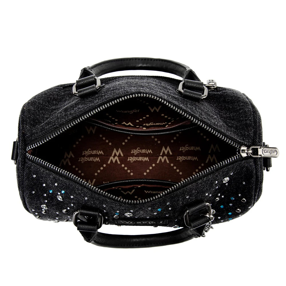 Wrangler Midnight Sky Boston Bag - Black