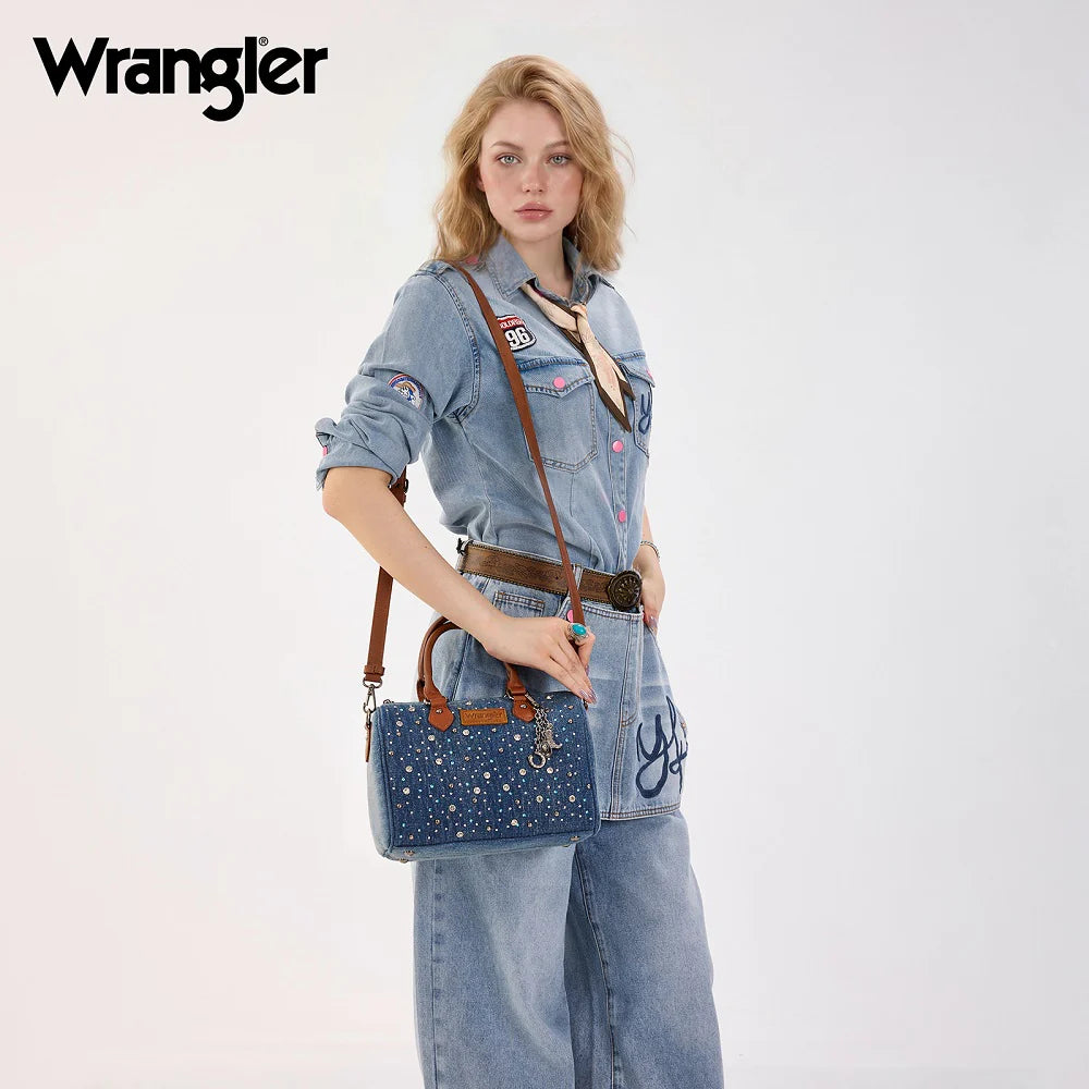 Wrangler Blue Ridge Boston Bag - Dark Jean