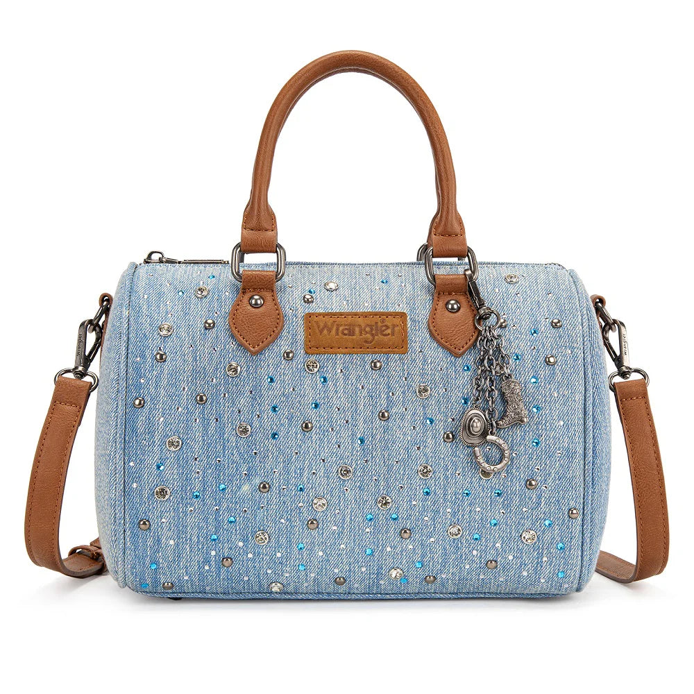Wrangler Prairie Sky Boston Bag - Jean
