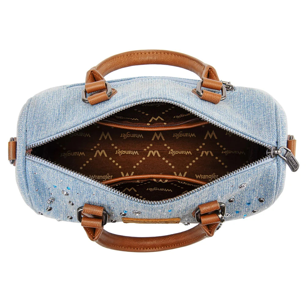 Wrangler Prairie Sky Boston Bag - Jean