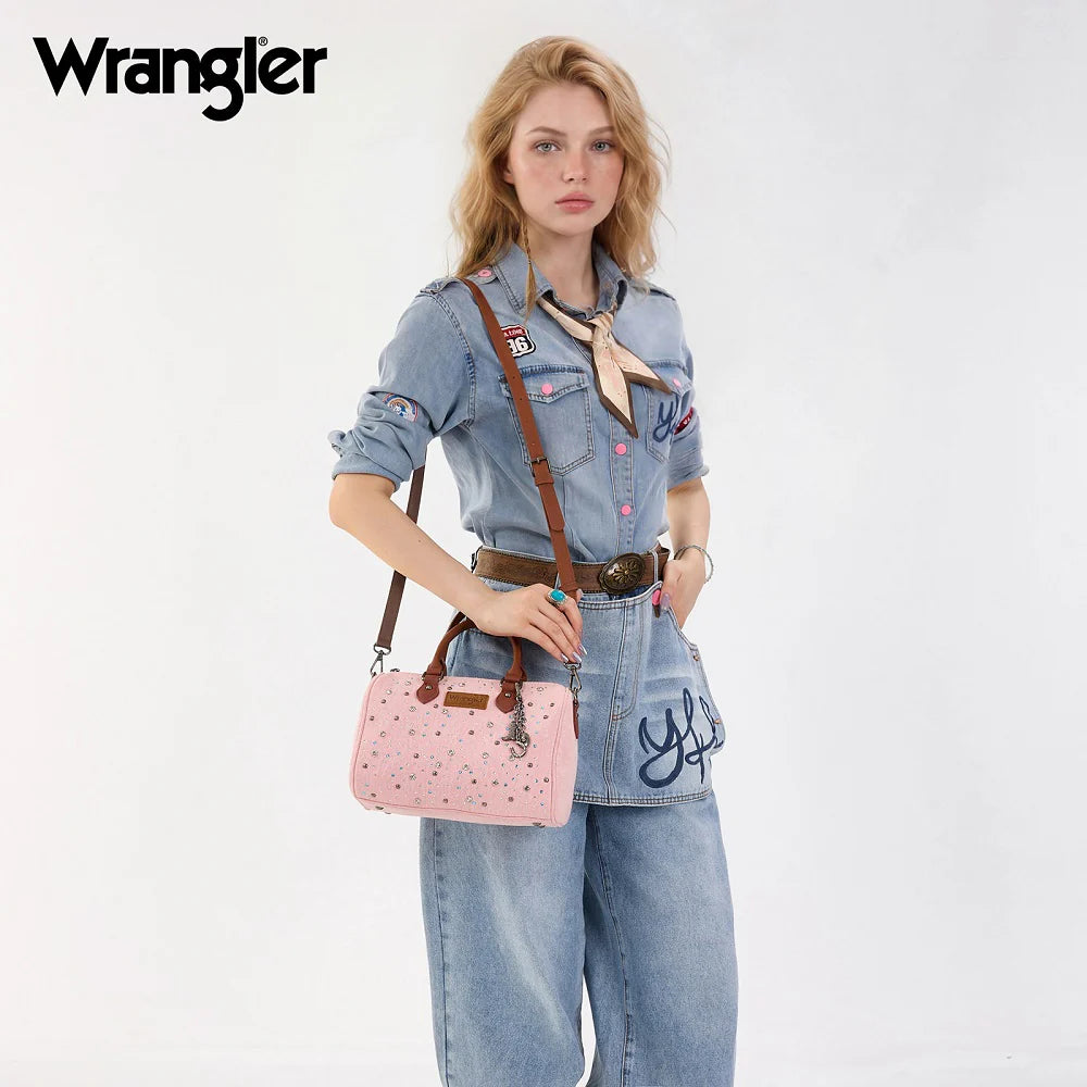 Wrangler Desert Rose Boston Bag - Pink