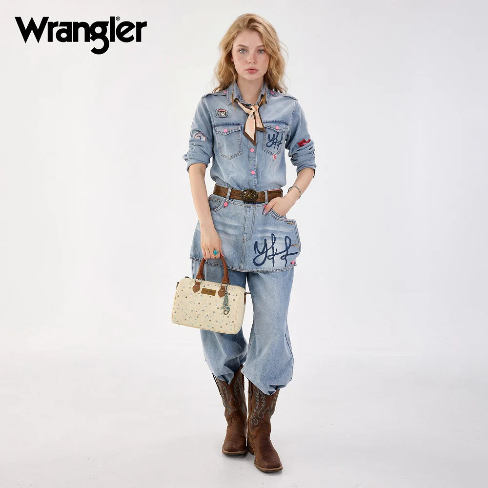 Wrangler Ivory Trail Boston Bag - Tan