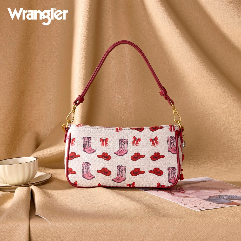 Western Cowgirl Chain Shoulder Bag - Pink