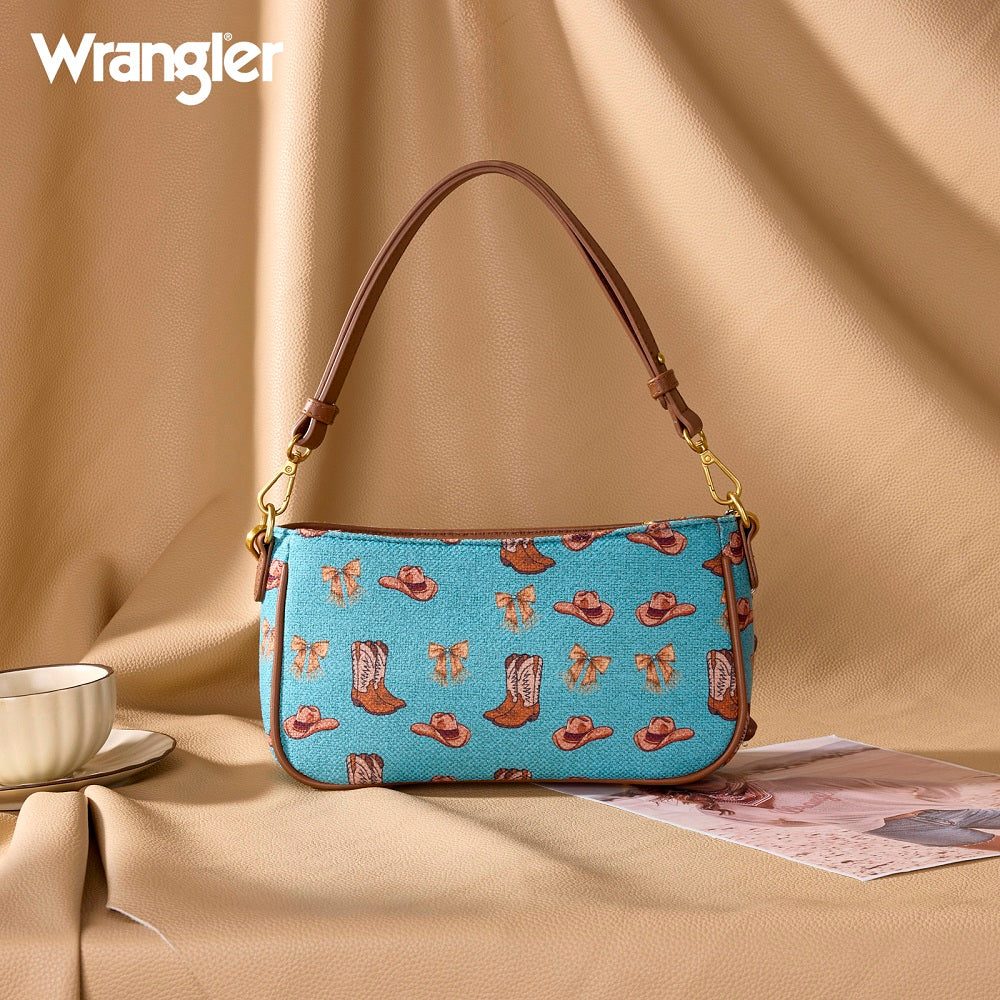 Western Cowgirl Chain Shoulder Bag - Turquoise