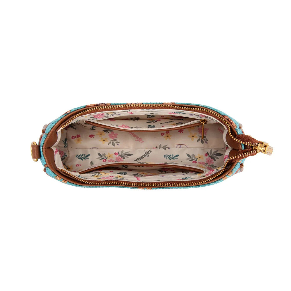 Western Cowgirl Chain Shoulder Bag - Turquoise