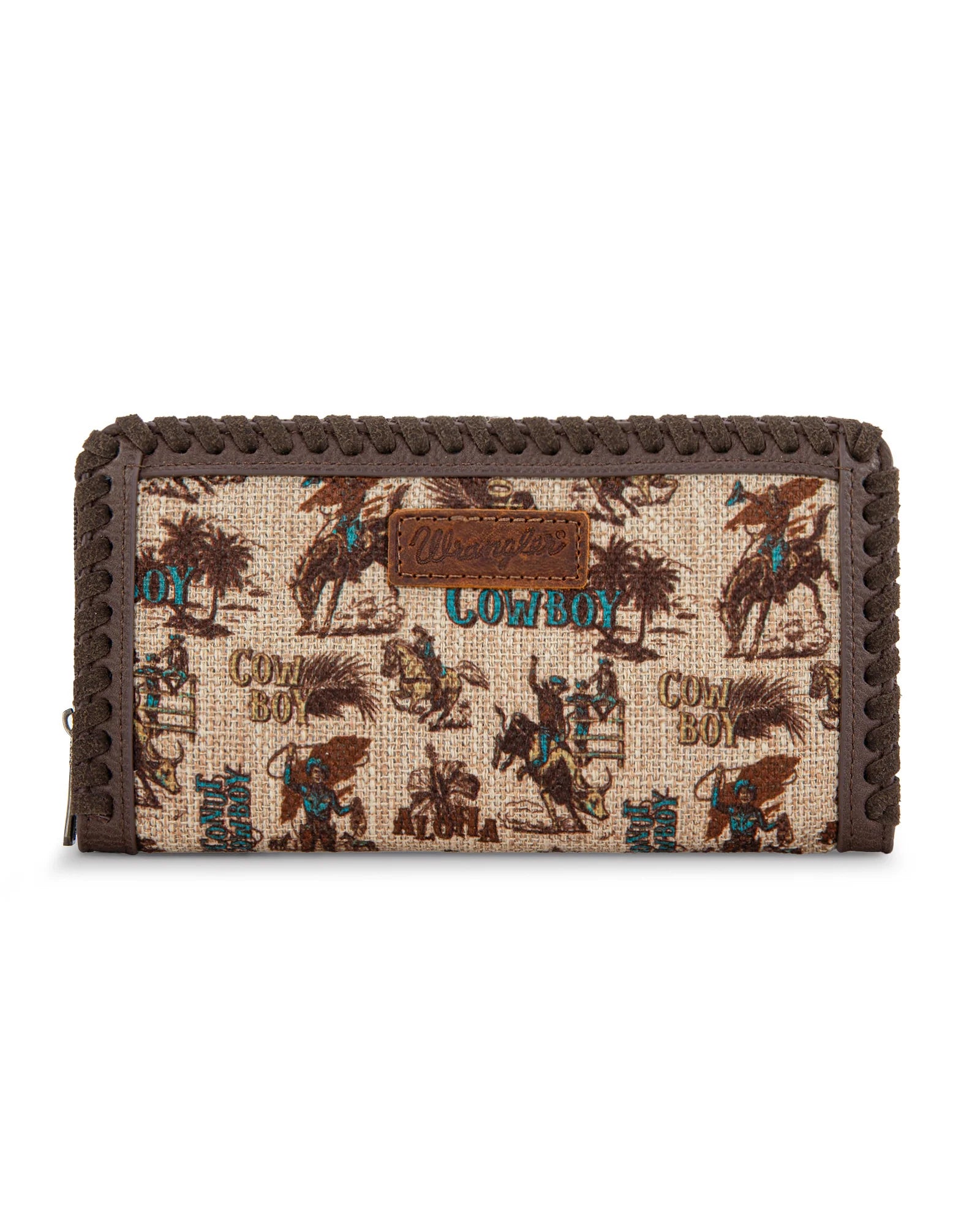 Wrangler Vintage Cowboy Print Wallet