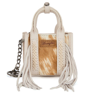 Wrangler Cowhide Mini Tote/Keychain