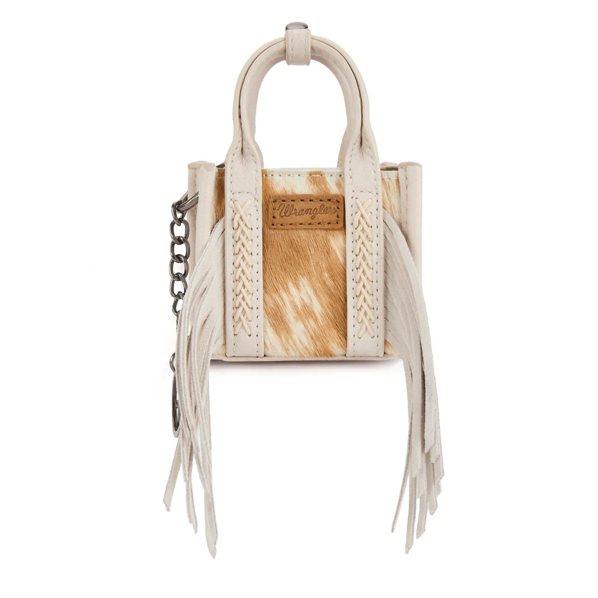 Wrangler Cowhide Mini Tote/Keychain