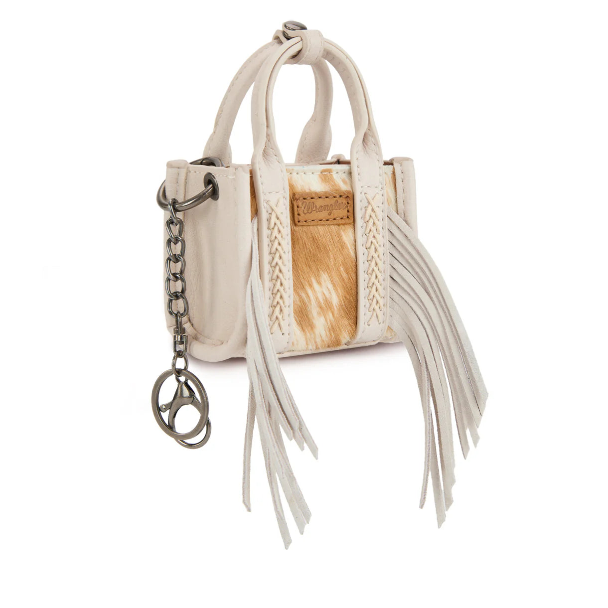 Wrangler Cowhide Mini Tote/Keychain