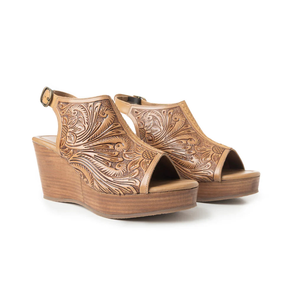 Western Wedge Sandal