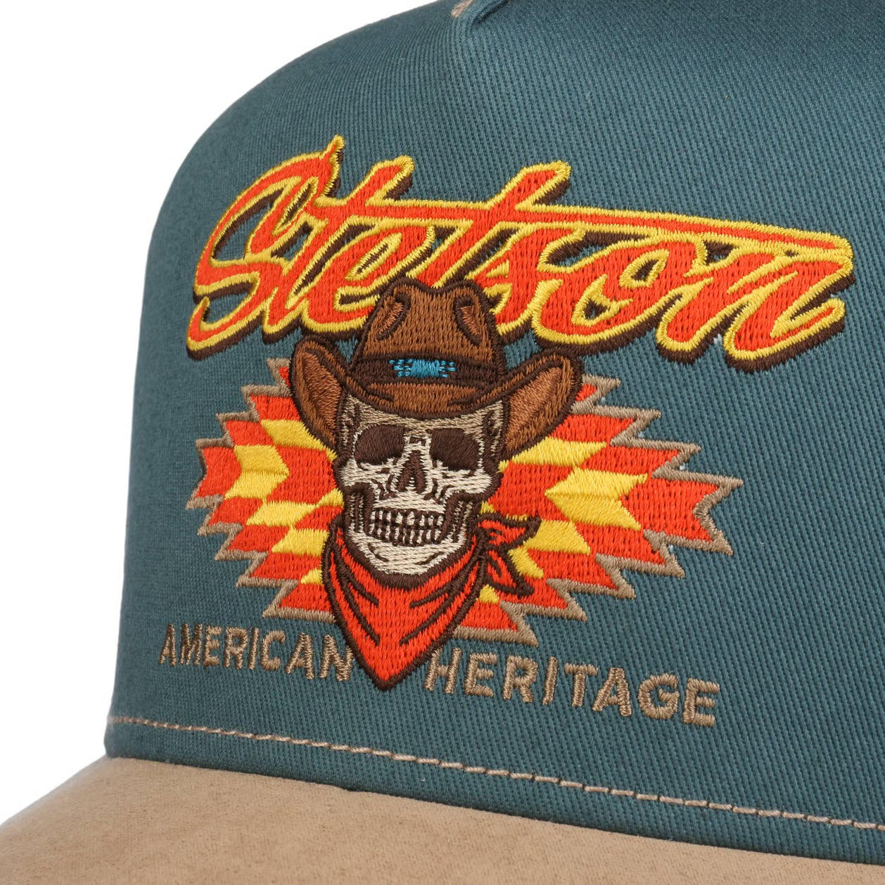 Western Skull Trucker Cap