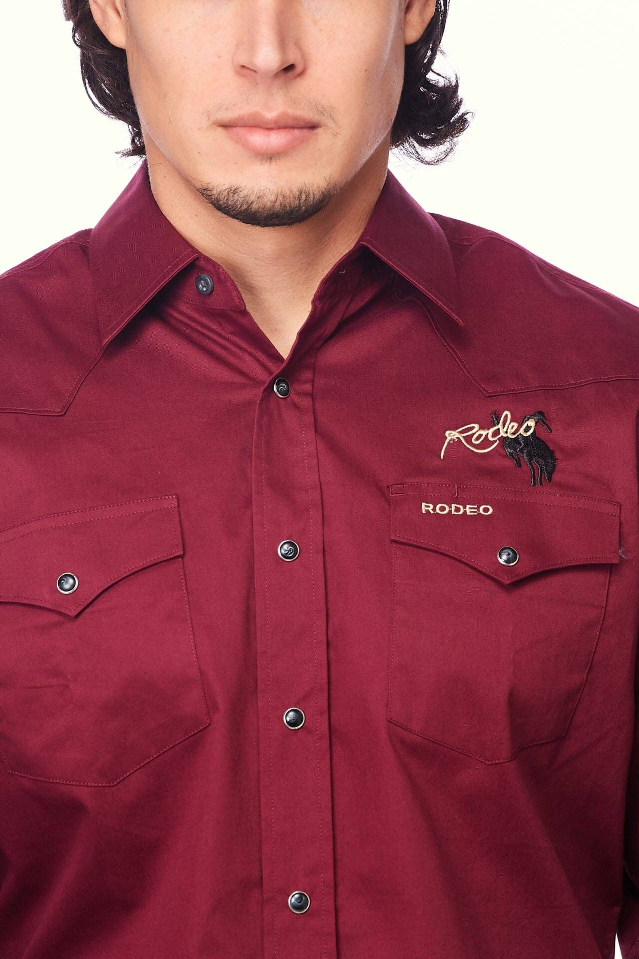 Western Rodeo Burgundy Team Shirt