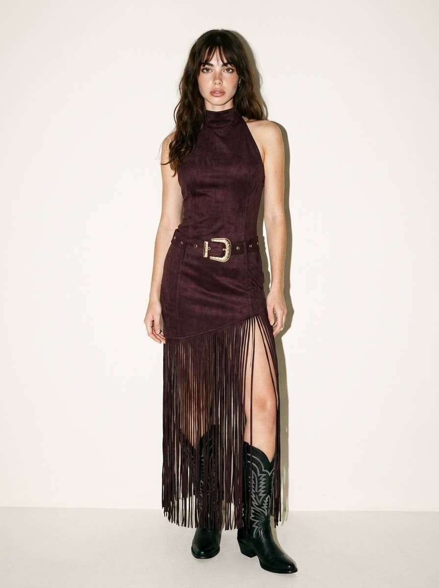 The Sienna Fringe Dress