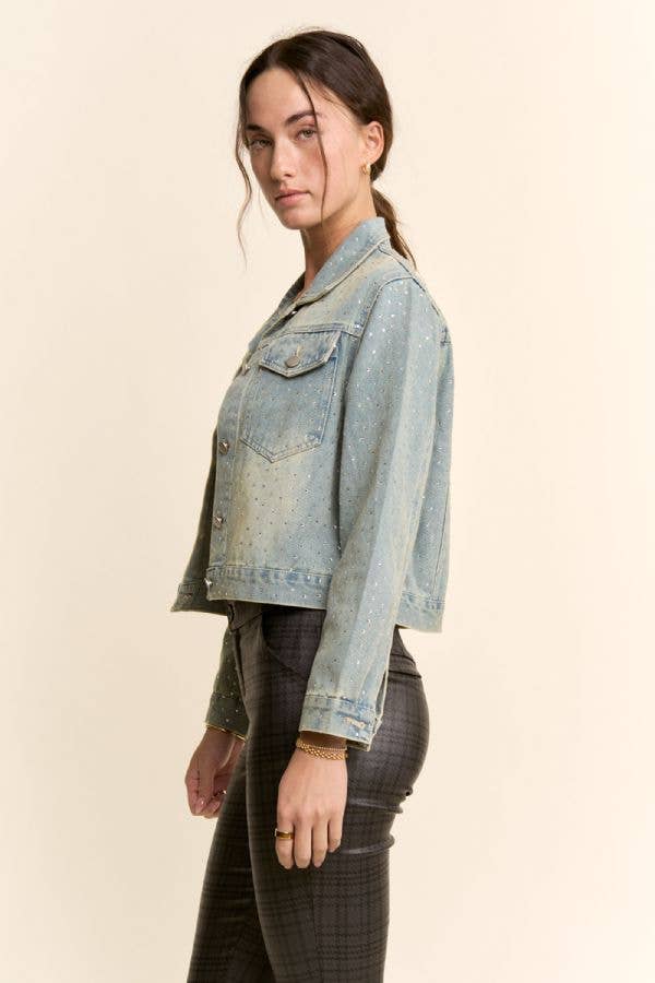 Diamond Dust Denim Jacket