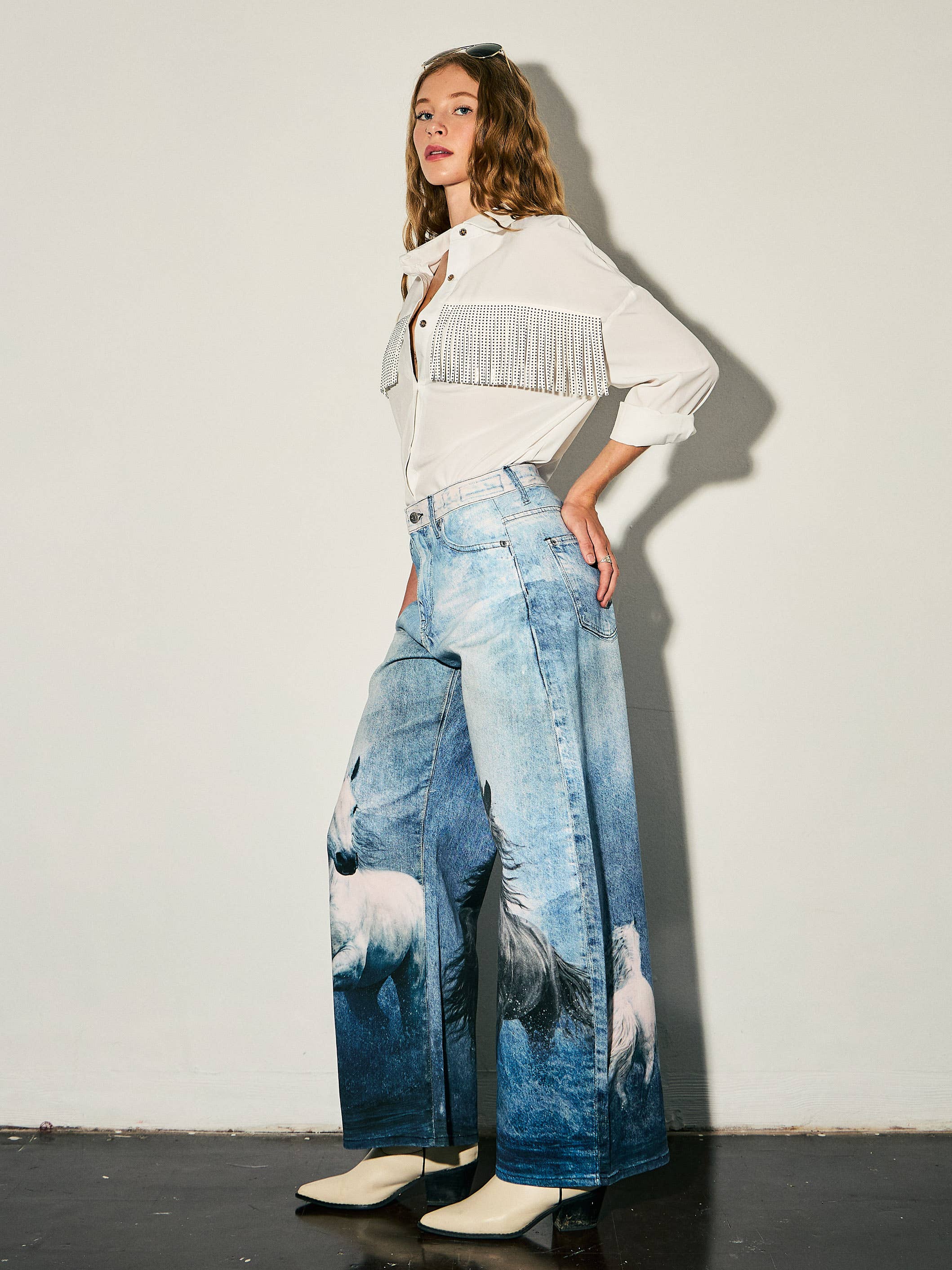 Run With Me Barrel Jeans