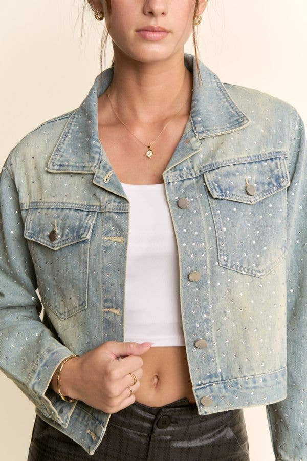 Diamond Dust Denim Jacket