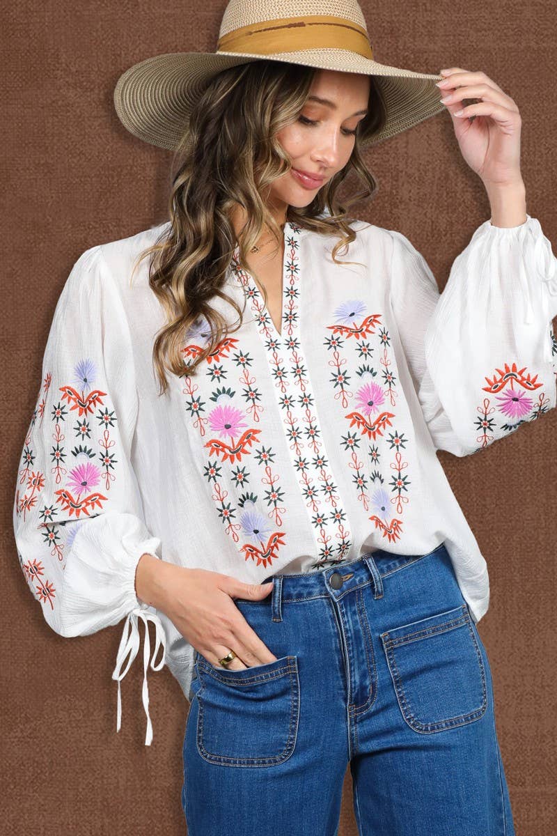 Vintage Embroidered Top