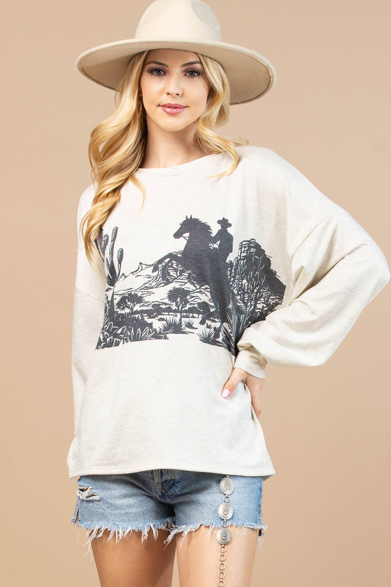 Wyoming Graphic Top