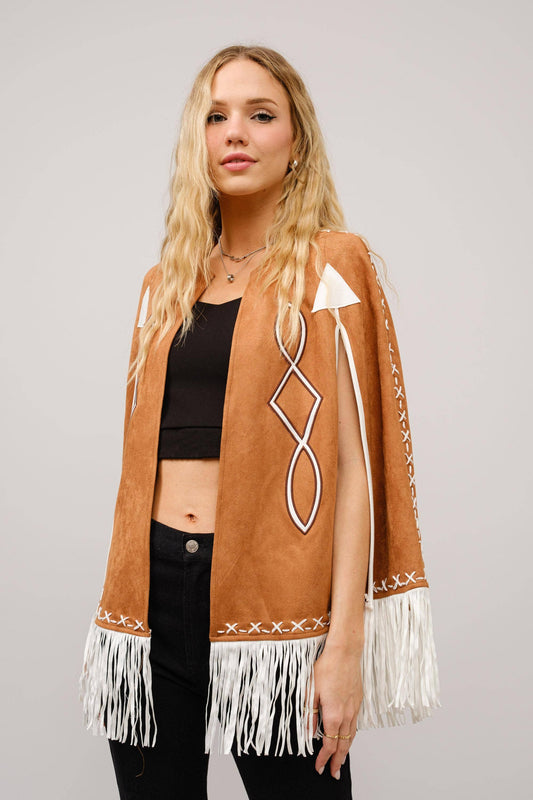 Fringe Detail Cape