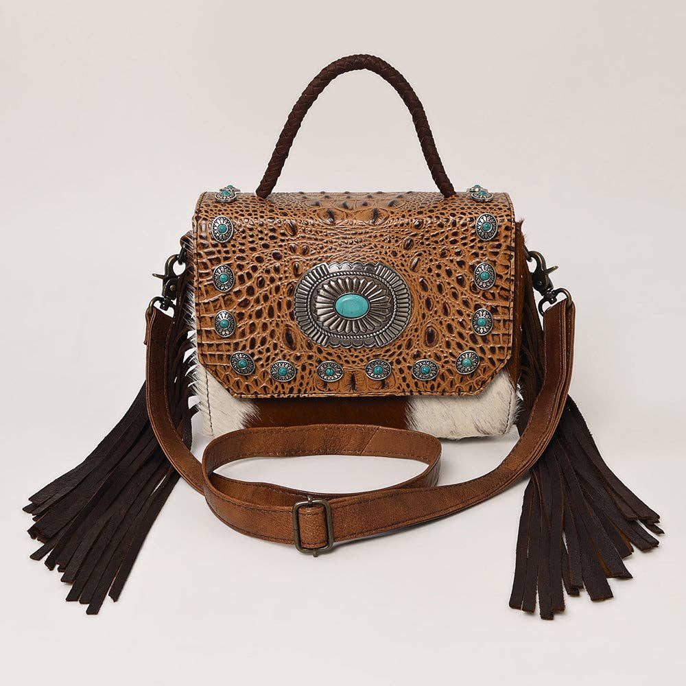 Silver Canyon Crossbody Bag