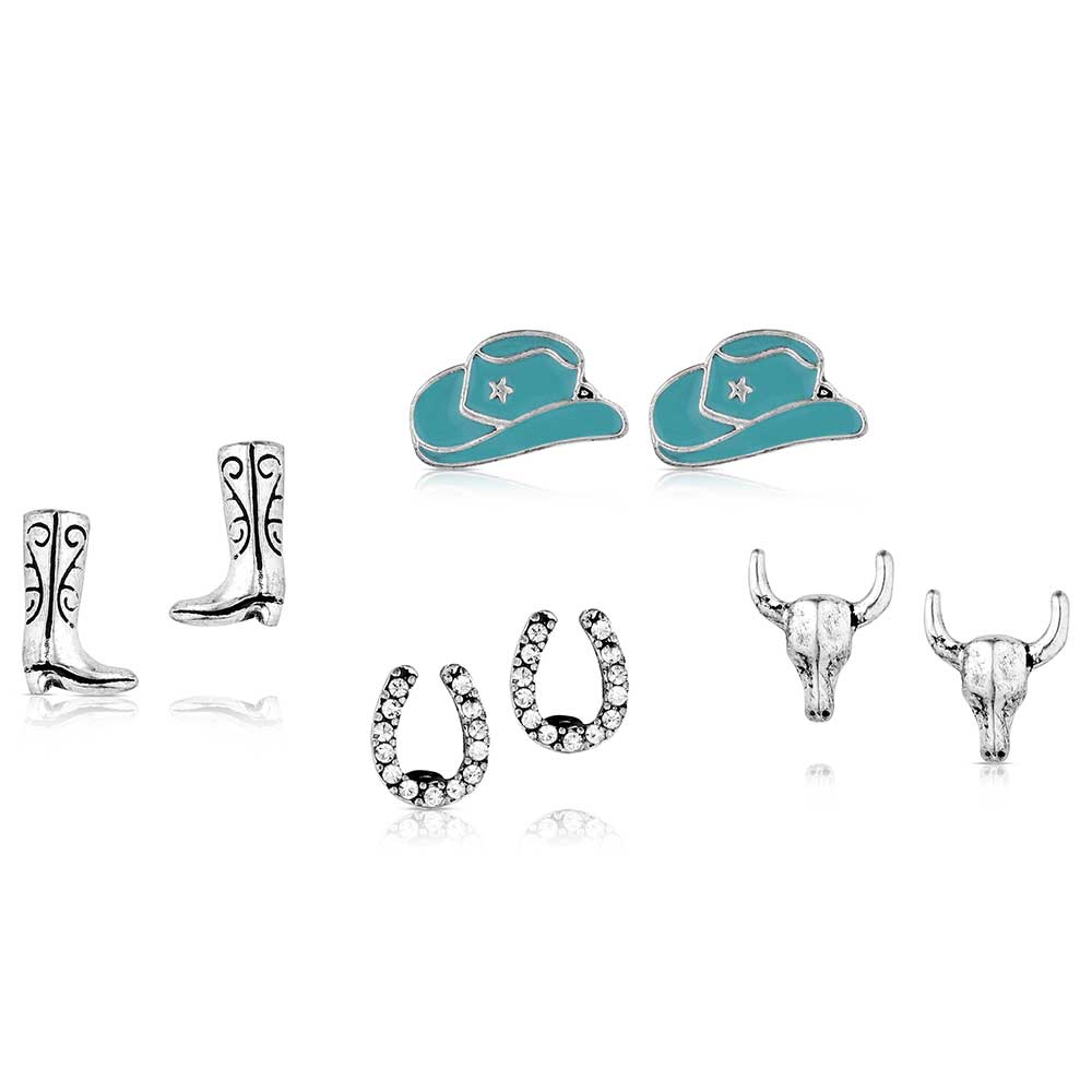 Boot Scootin Earring Set
